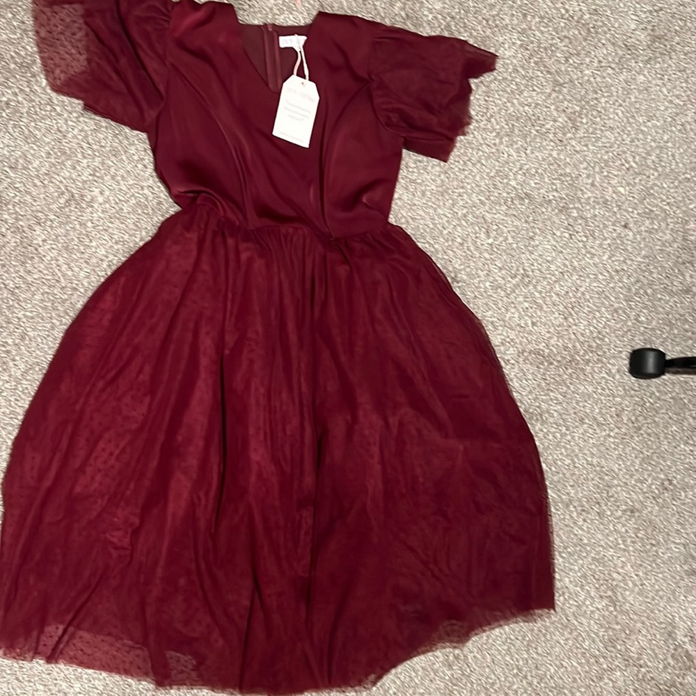 COPY - Ivy City Co wine party dress